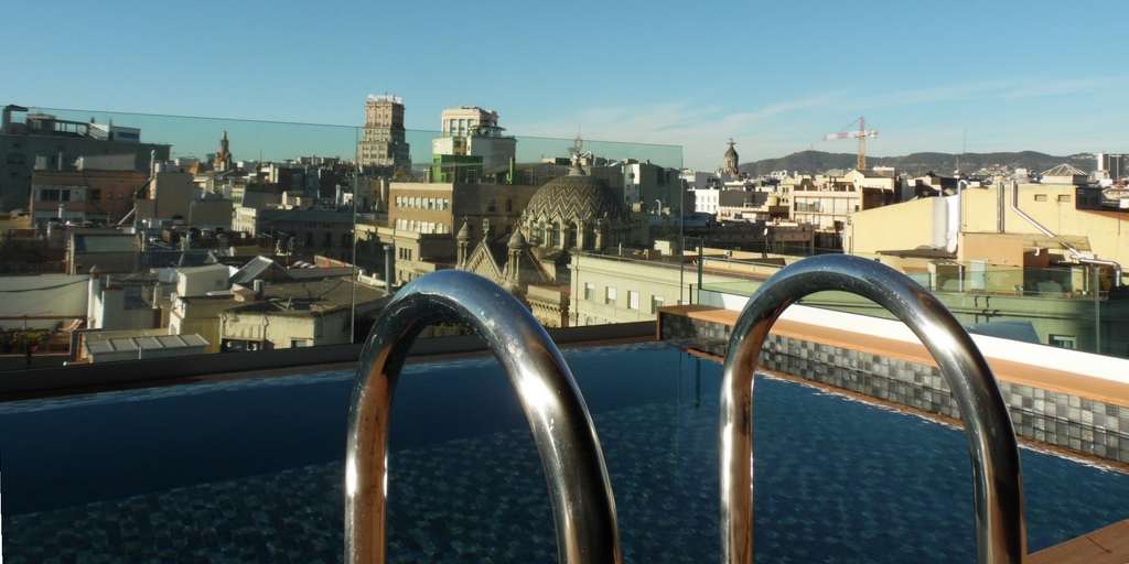 Rooftop pool - Hotel Negresco Princess